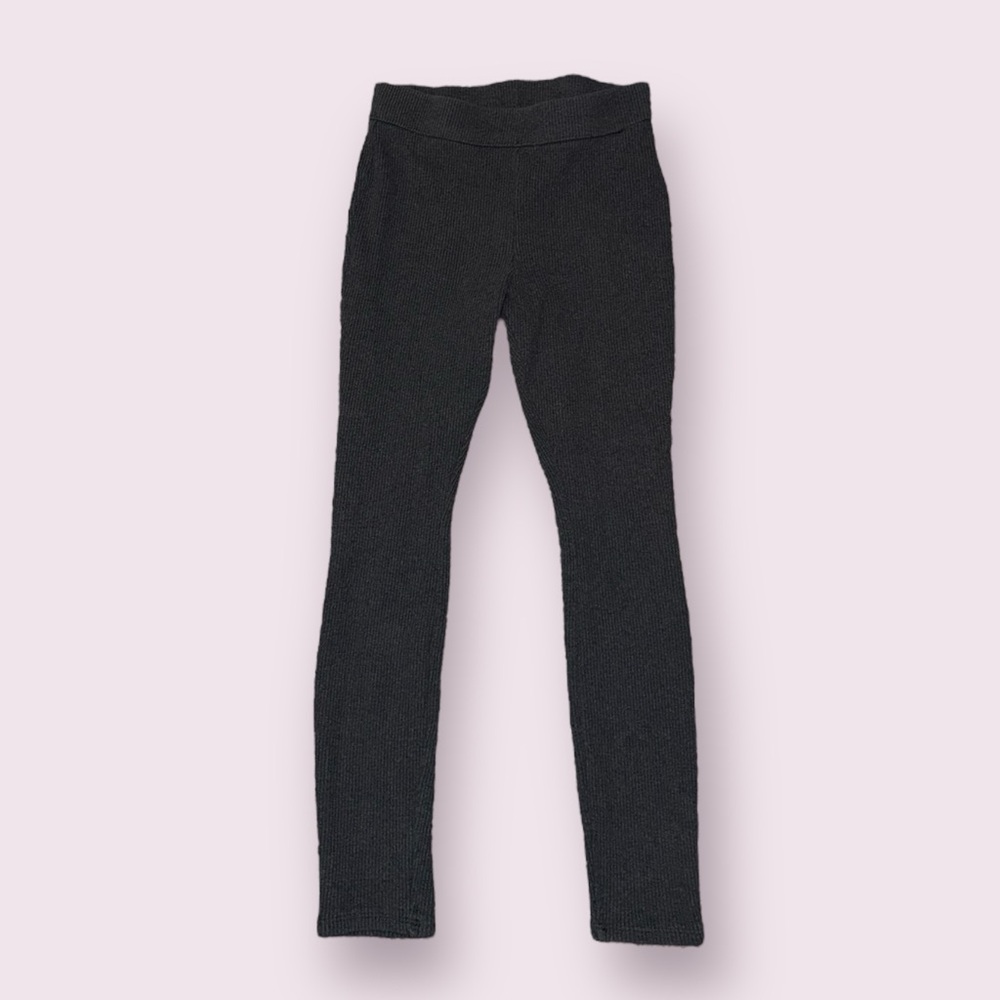 Women’s Grey Waffle Knit Leggings - Size S (NWOT)